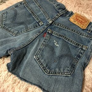 Levi’s High Waisted Shorts